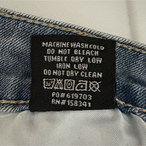 Women's Slit Front Denim Maxi Skirt Size 1X Blue Light Wash Preppy Trendy - Picture 5 of 8